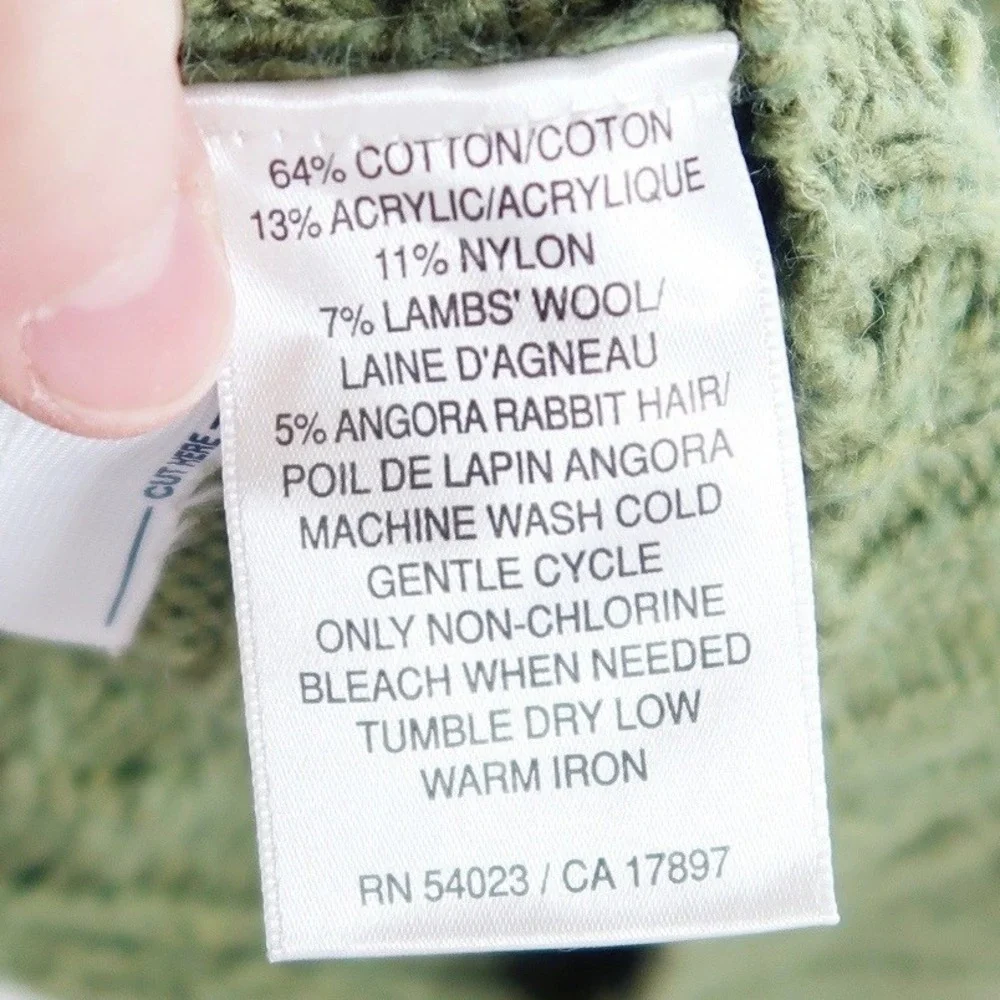 Old Navy Womens Tunic Sweater Sz S Green Fairycore Cottagecore Goblincore Earthy